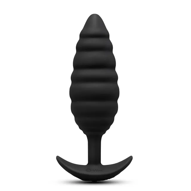 B-VIBE TWIST TEXTURE PLUG BLACK