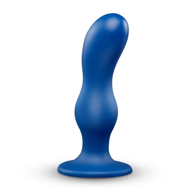 B-VIBE MILK 8.5 INCH CURVED ANAL TRAINER WITH TAPERED TIP AND SUCTION CUP