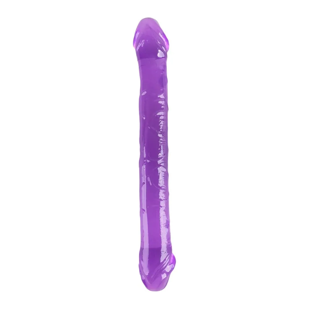 BUBBLEGUM BLAST LOLLIPOP LOOP PURPLE CLASSIC JELLY 9,8 INCH DOUBLE DONG