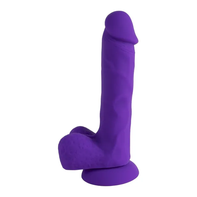 BUBBLEGUM BLAST GLOWSTICK GROOVE PURPLE DUAL DENSITY 8,5 INCH SILICONE DILDO