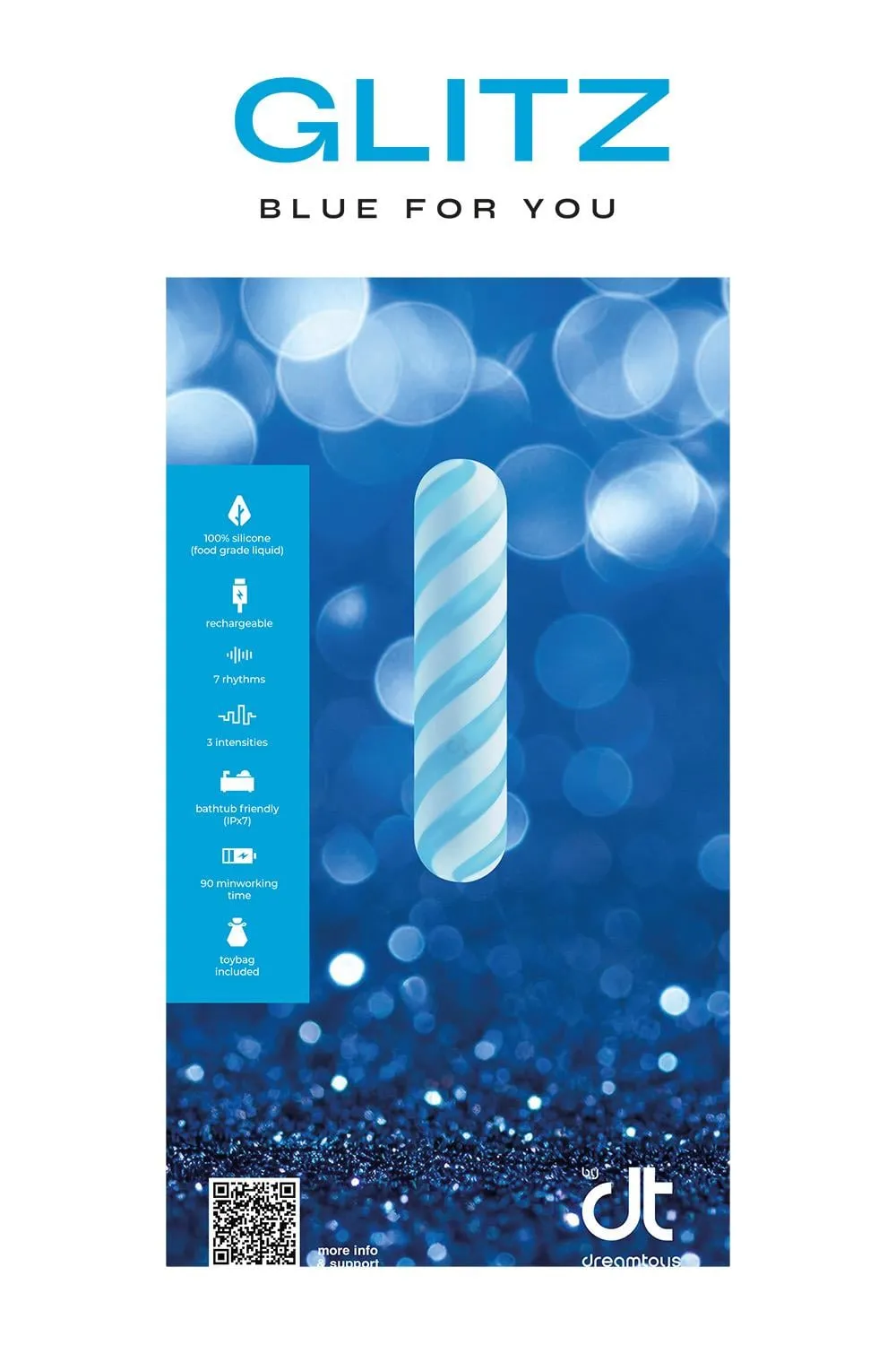 INLAY BLUE FOR YOU BULLET VIBRATOR