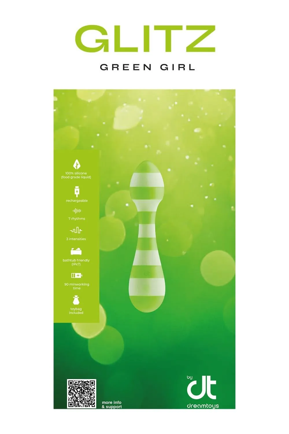 INLAY GREEN GIRL TRAVEL WAND MASSAGER