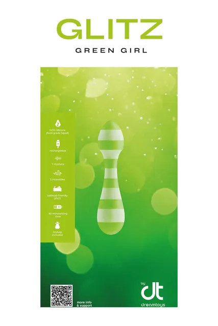 INLAY GREEN GIRL TRAVEL WAND MASSAGER