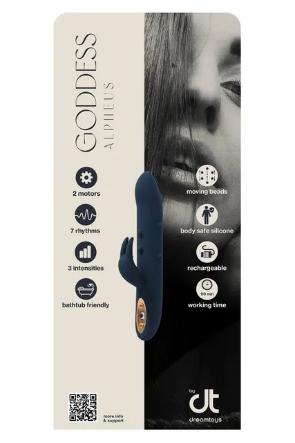 INLAY ALPHEUS RABBIT VIBRATOR WITH MOVING BEADS