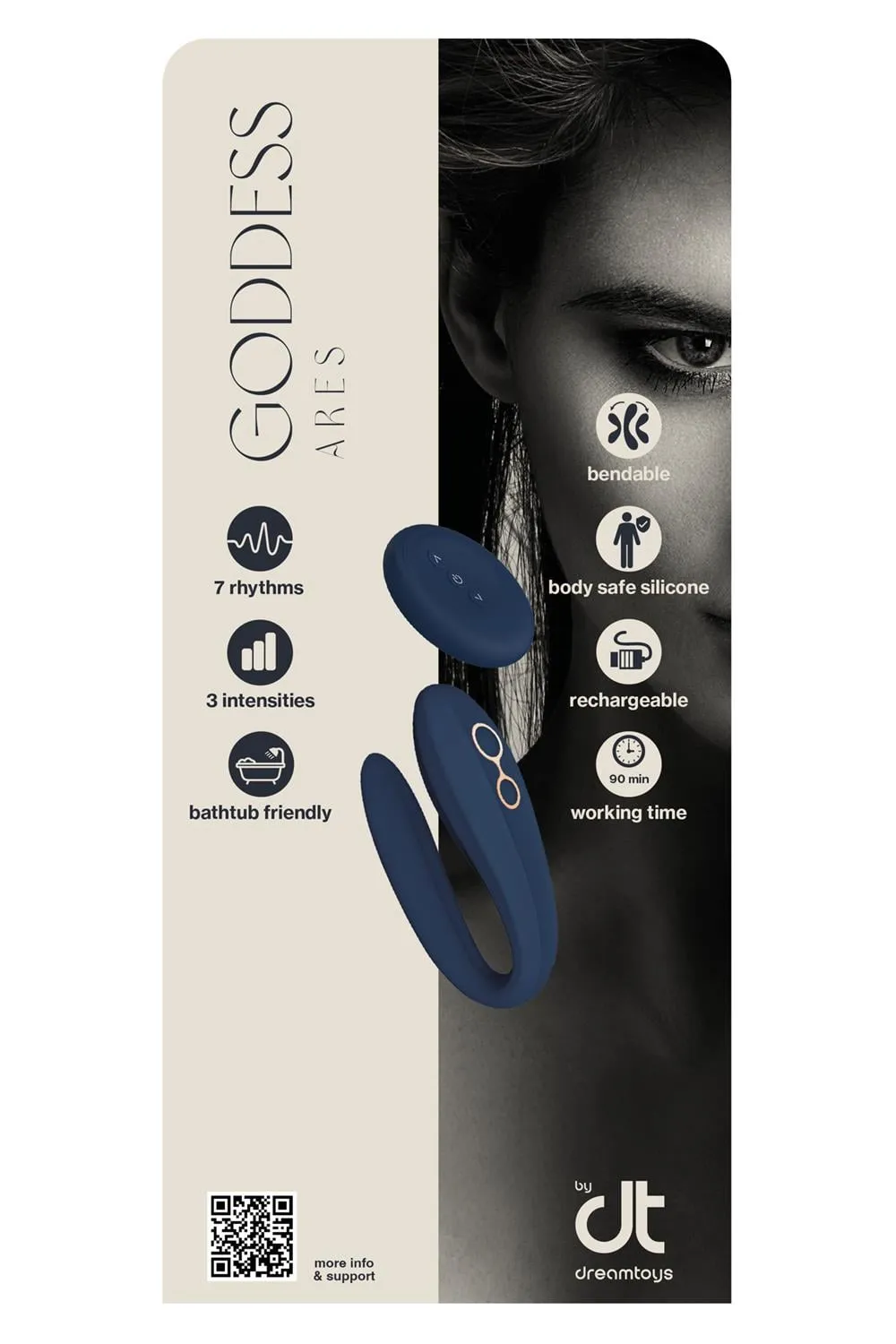 INLAY ARES BENDABLE C-SHAPE VIBRATOR