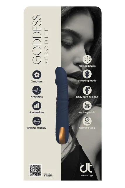 INLAY AFRODITE UP AND DOWN VIBRATOR WITH ROTATING BEADS