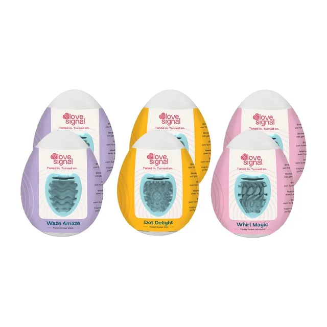 LOVE SIGNAL THE FULL POCKET STROKER SET 6 PCS
