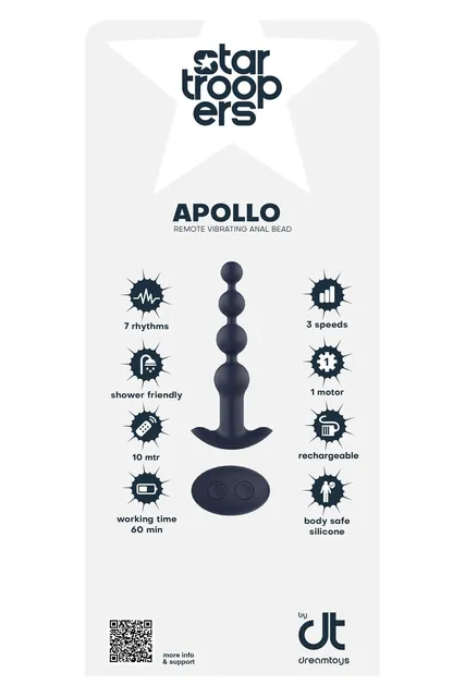 INLAY APOLLO REMOTE VIBRATING ANAL BEAD