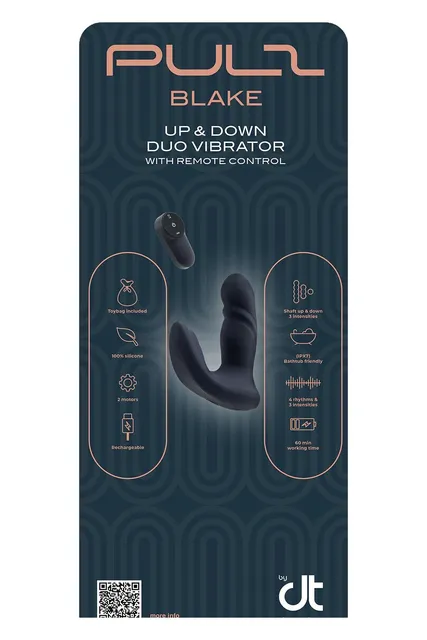 INLAY BLAKE UP&DOWN DUO VIBRATOR WITH REMOTE CONTROL