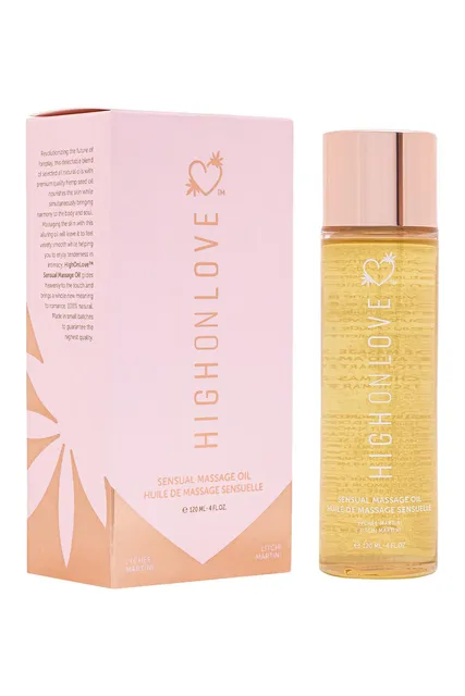 HIGH ON LOVE MASSAGE OIL LITCHI MARTINI 120ML
