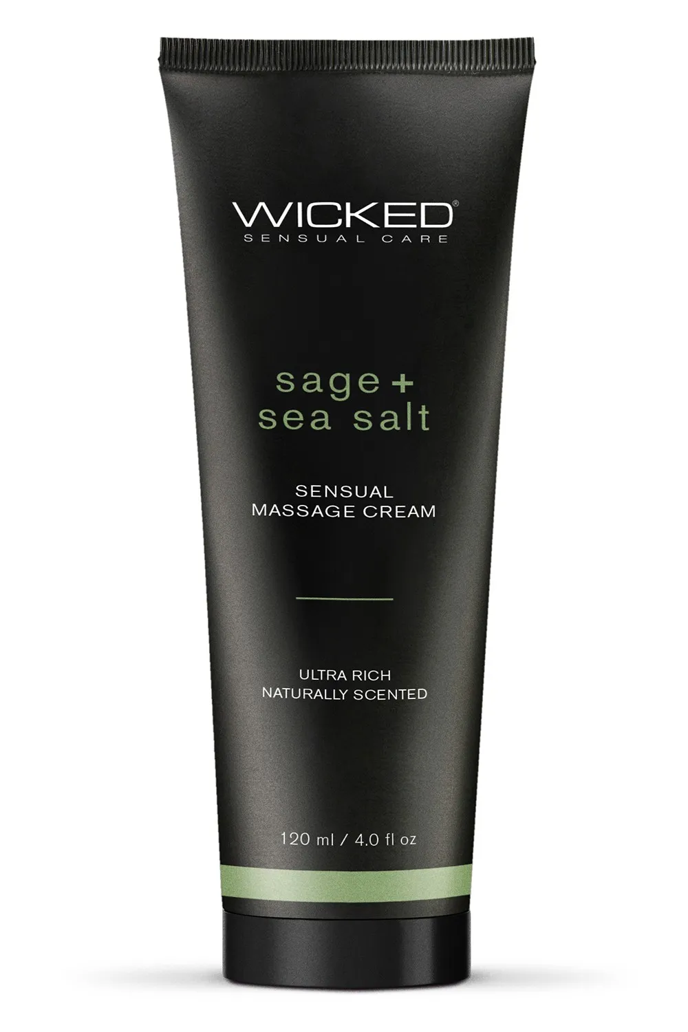 WICKED SENSUAL MASSAGE CREAM 120ML SAGE AND SEASALT SCENTED